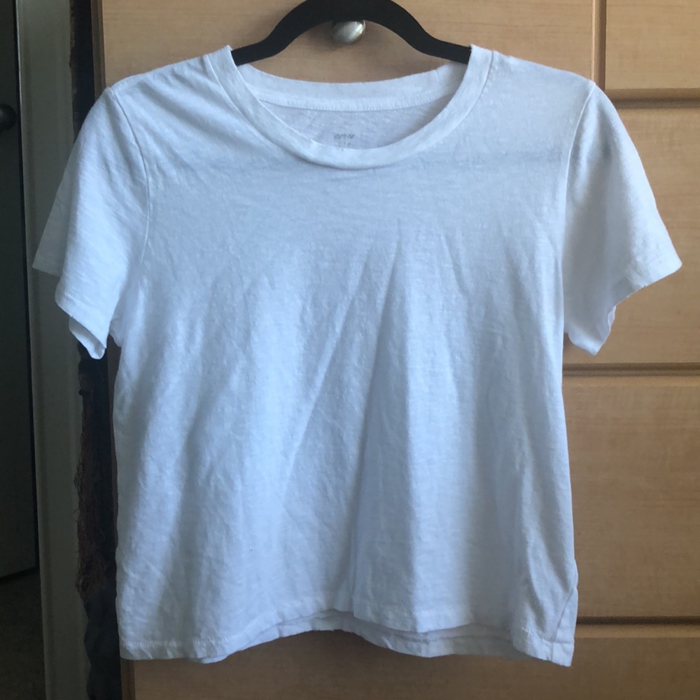 Aerie White Baby Tee